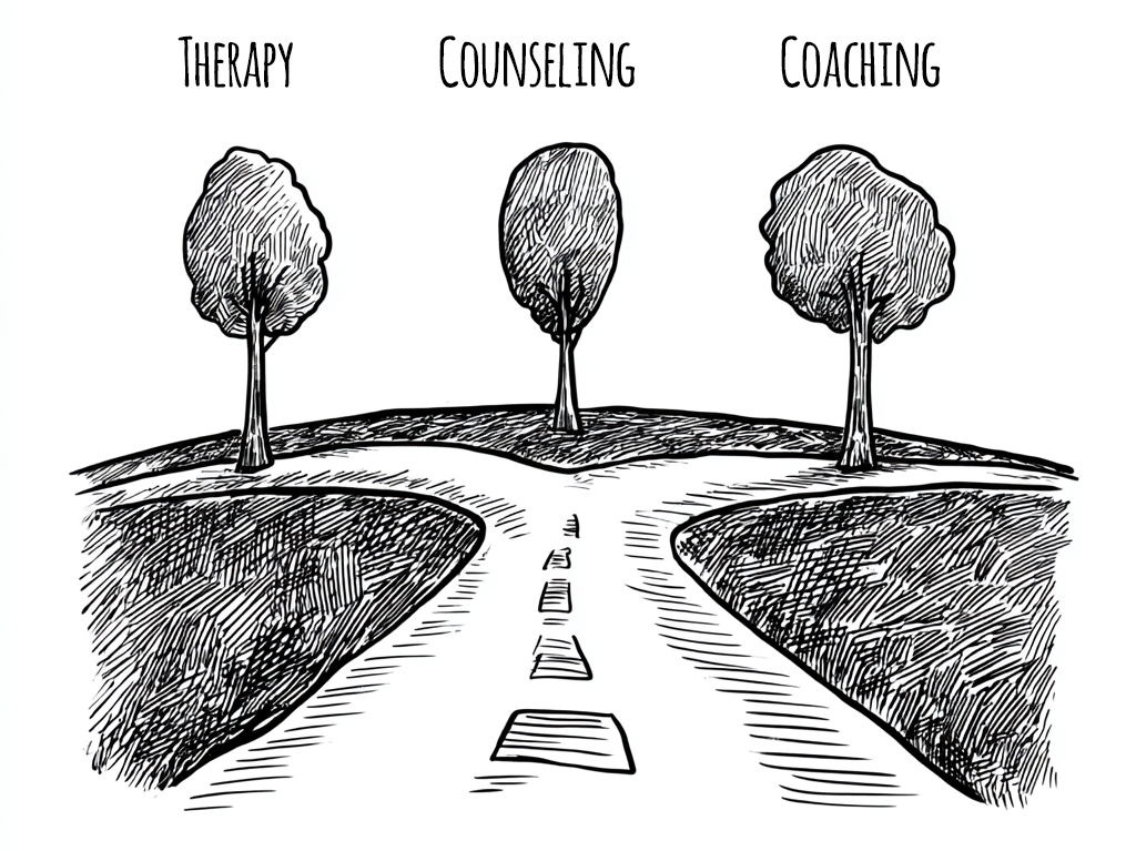 Do I Need a Coach, a Therapist, or a Counselor?